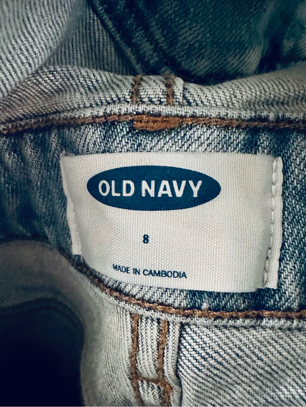 Old Navy Light Blue Distressed Denim Overalls Women’s Sz 8 Waist 30” Insm 26.5” - Picture 10 of 10